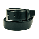 Black Full-Grain Leather Belt