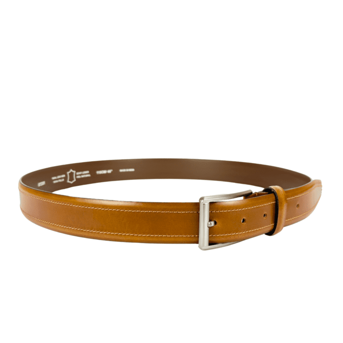 Premium Tan Semi-Formal Chicago Leather Belt for Men – Timeless Style & Durability
