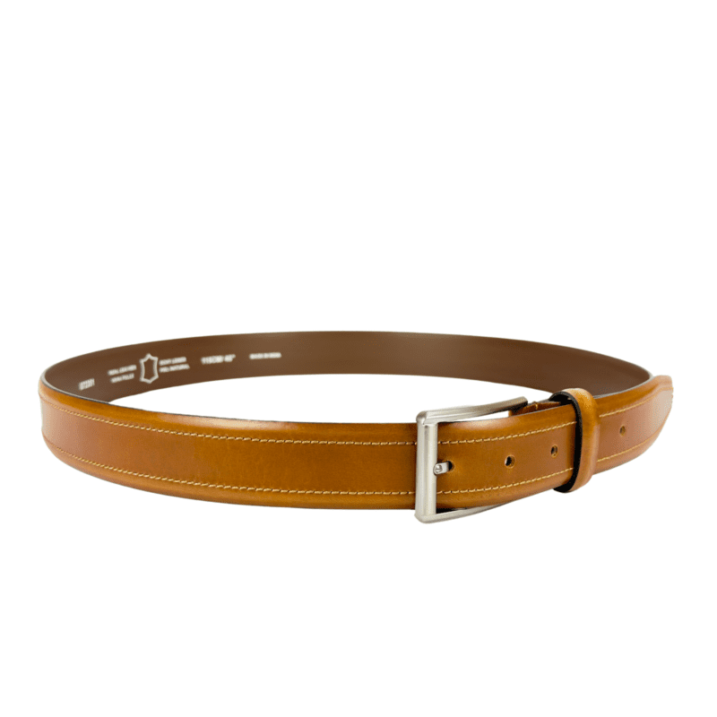 Premium Tan Semi-Formal Chicago Leather Belt for Men – Timeless Style & Durability