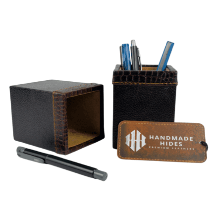 Sophisticated Rectangle Pen Holder: The Premium Desk Accessory