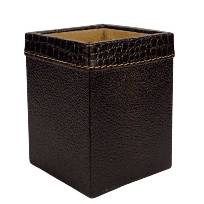 Sophisticated Rectangle Pen Holder: The Premium Desk Accessory