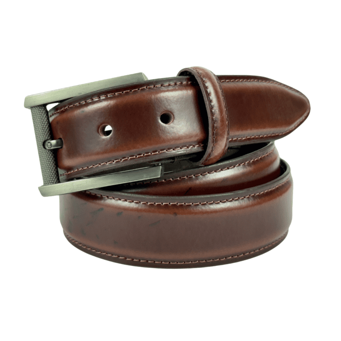 Brown Leather Belt for Men