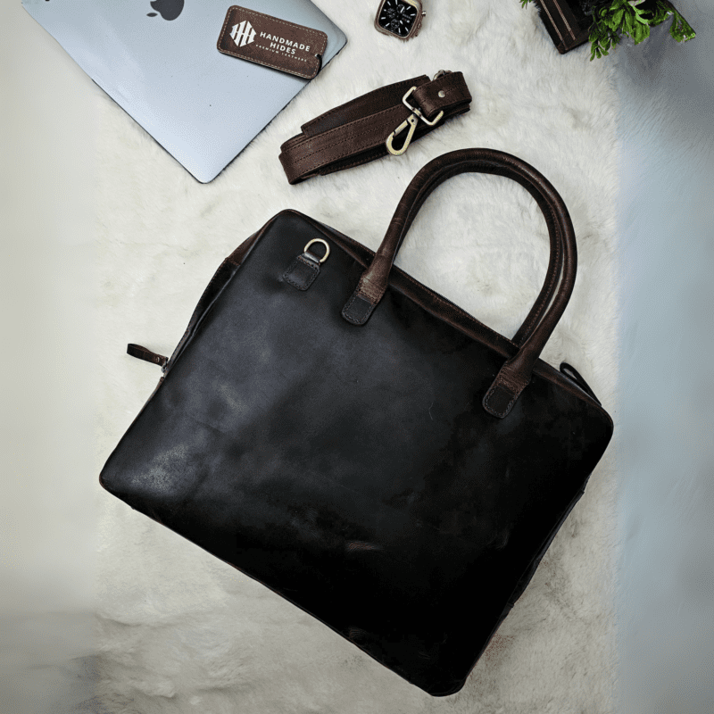 Brown Executive Leather Bag – Handcrafted Luxury Briefcase for Work