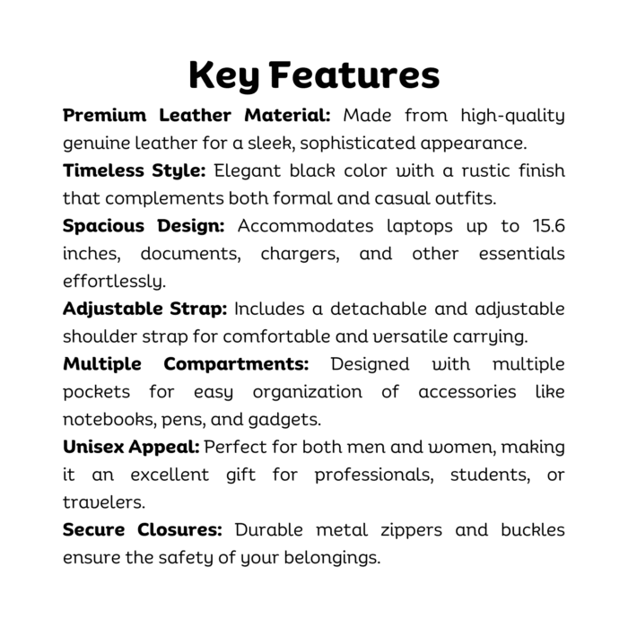 Handmade vintage messenger bag for professionals