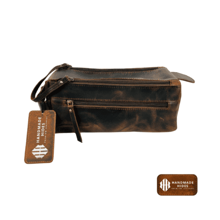 Handmade Leather Toiletry Bag