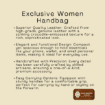 Close-up of the handmade leather purse, highlighting the crocodile pattern and premium stitching.