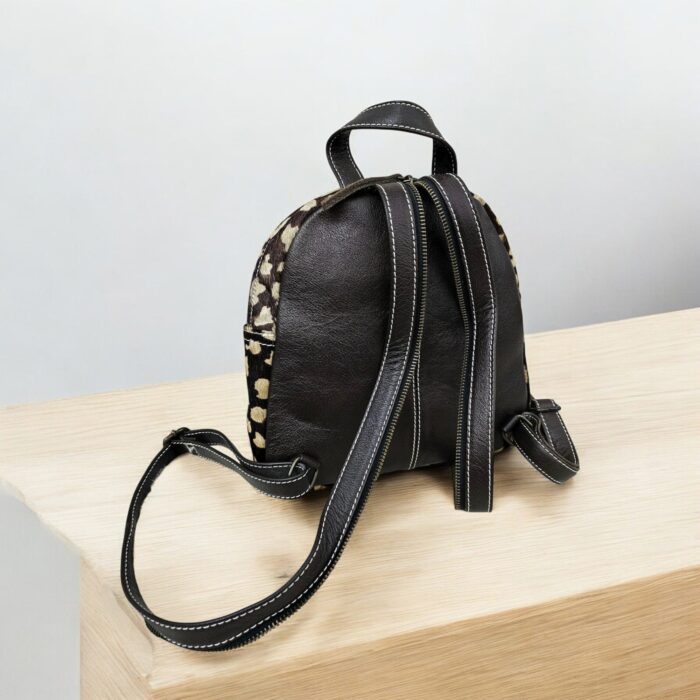Hair-on Leather Backpack
