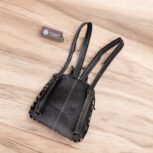 Hair-on Leather Backpack