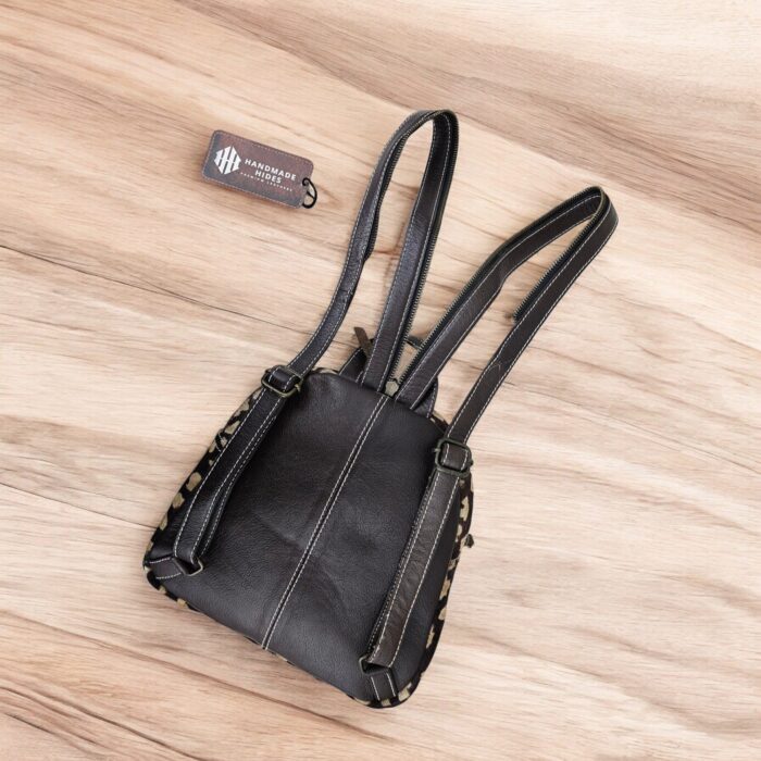 Hair-on Leather Backpack