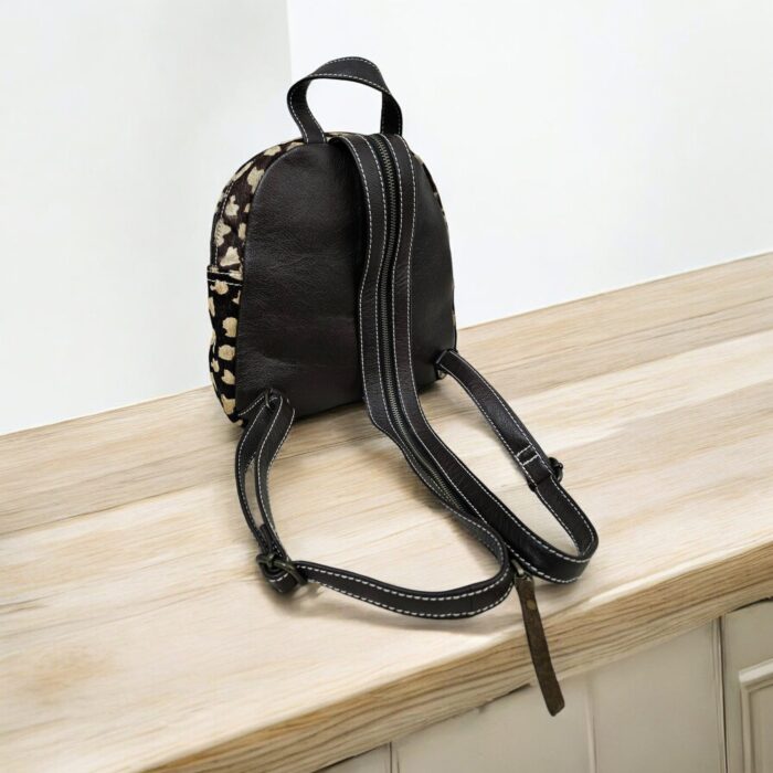 Hair-on Leather Backpack