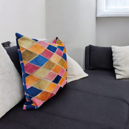 Handmade Leather Cushion Cover