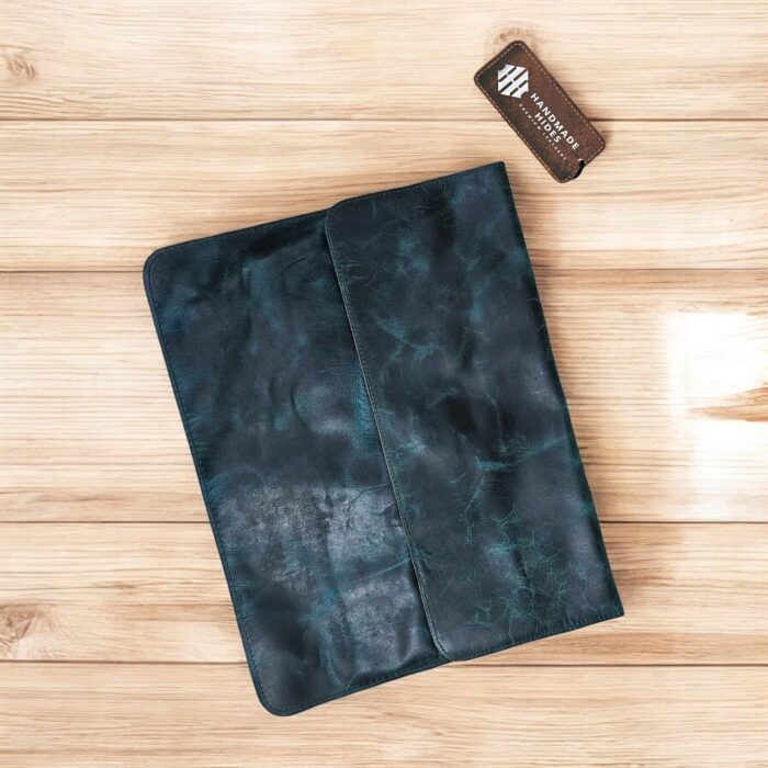 Premium Leather File Folder | Distressed Brown & Black A4 Organizer | Full-Grain Resume Holder for Office, Students, Lawyers
