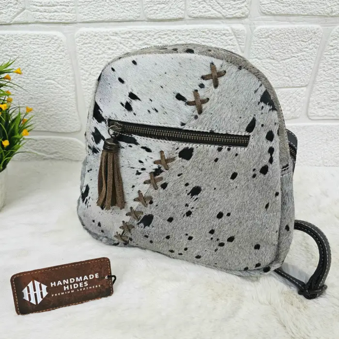 luxury leather backpack