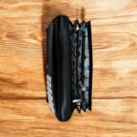 Handmade black leather gift set