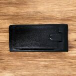 Handmade black leather gift set