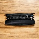 Handmade black leather gift set