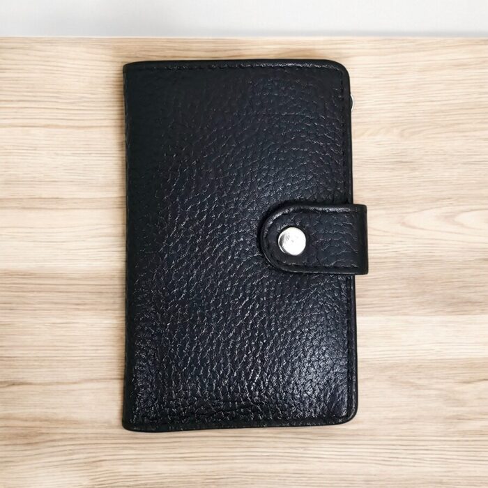 Handmade leather key holder wallet with 6 hooks