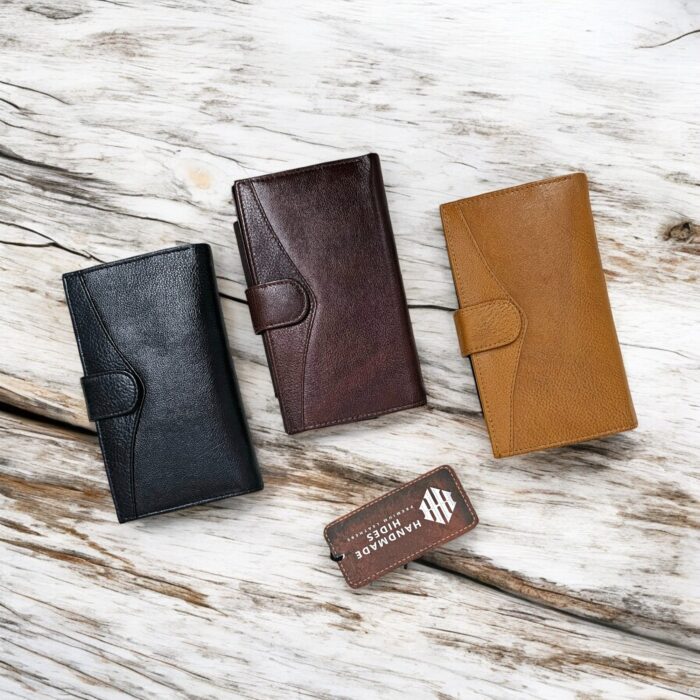 handmade leather wallet