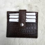 Crocodile Leather Card Holders – Set of 2 Slim Wallets