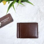 Premium Leather Money Clip Wallet – Handmade Slim RFID Bifold for Men