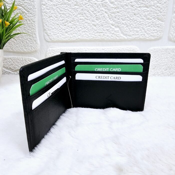 Premium Leather Money Clip Wallet – Handmade Slim RFID Bifold for Men