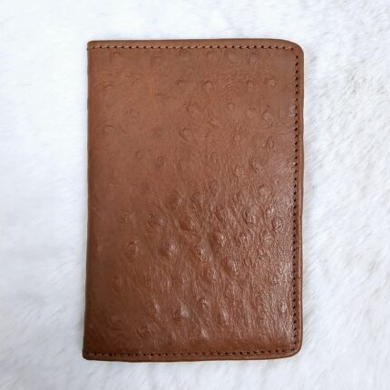 Handmade genuine leather bifold wallet for men