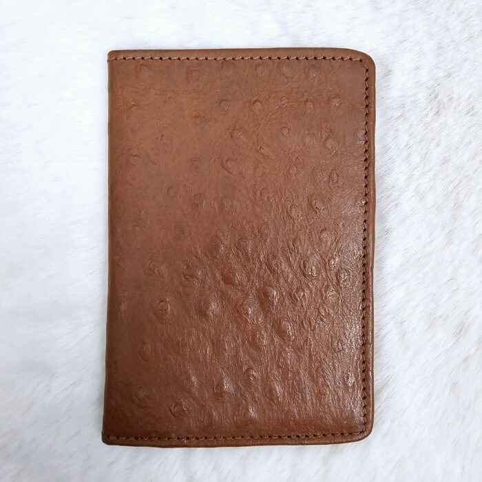 Handmade genuine leather bifold wallet for men