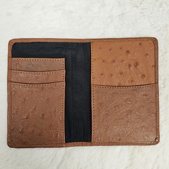 Handmade genuine leather bifold wallet for men