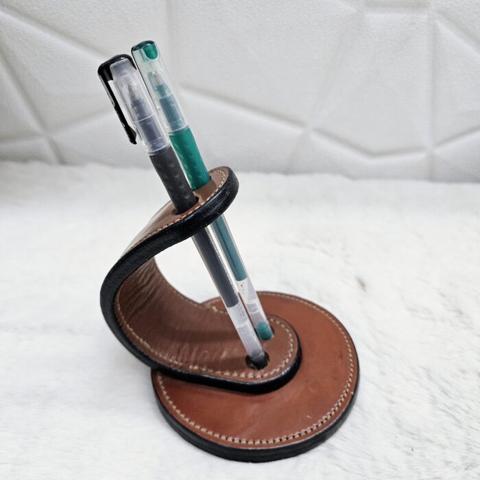 Handmade Leather Pen Holder