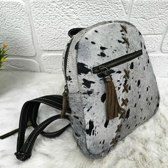 luxury leather backpack